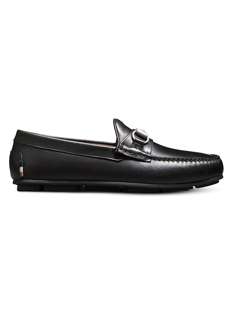 Men's Sebastian Leather Loafers - Black - Size 11
