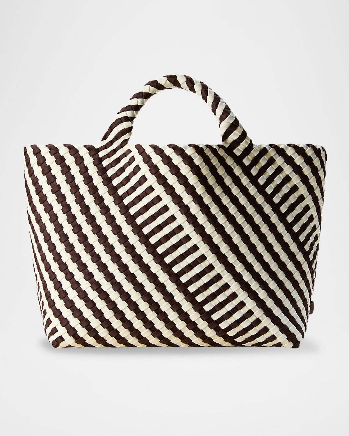 St. Barths Medium Geo Woven Tote Bag