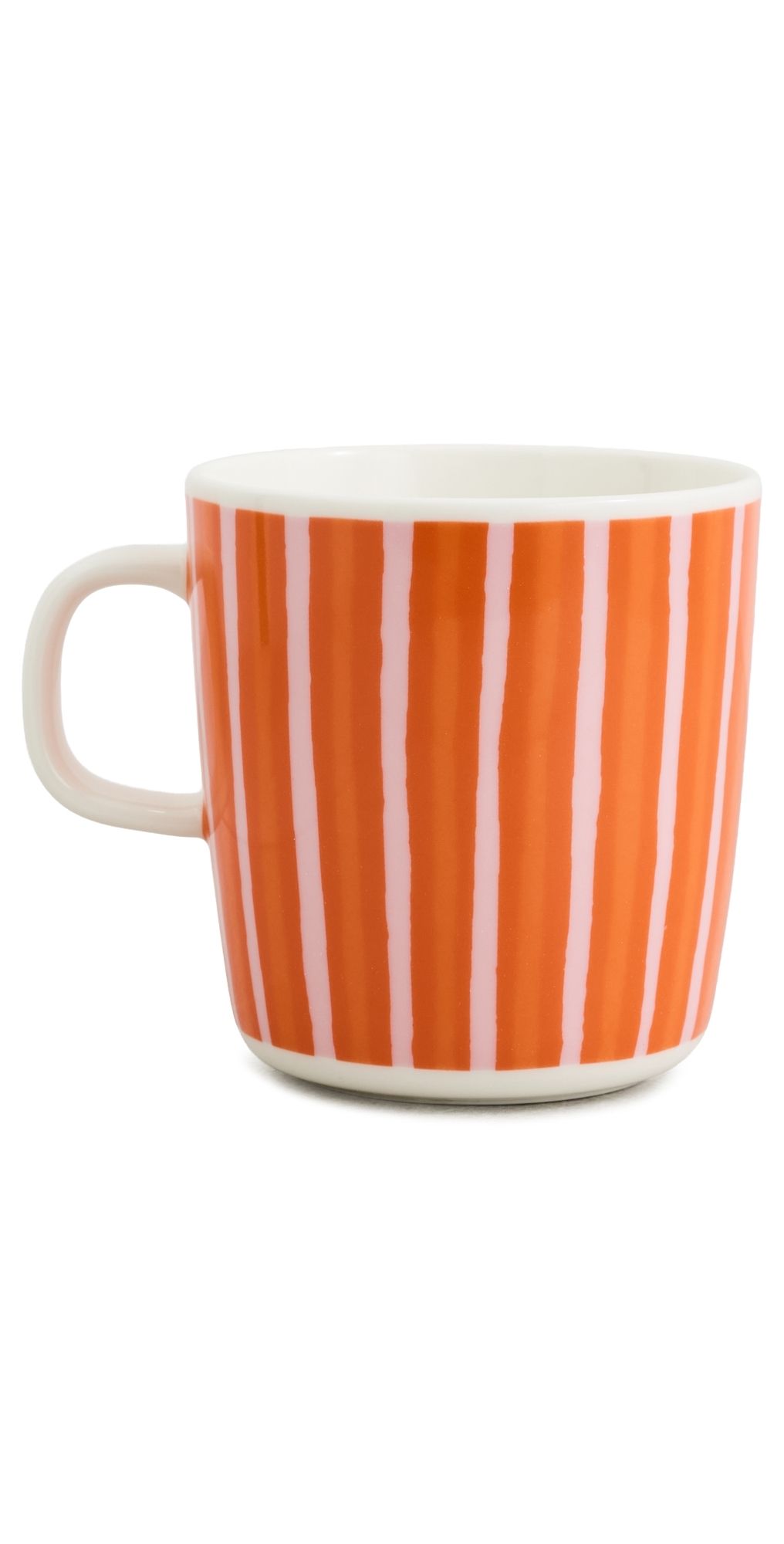 Marimekko Oiva Piccolo Mug White/Pink/Orange One Size