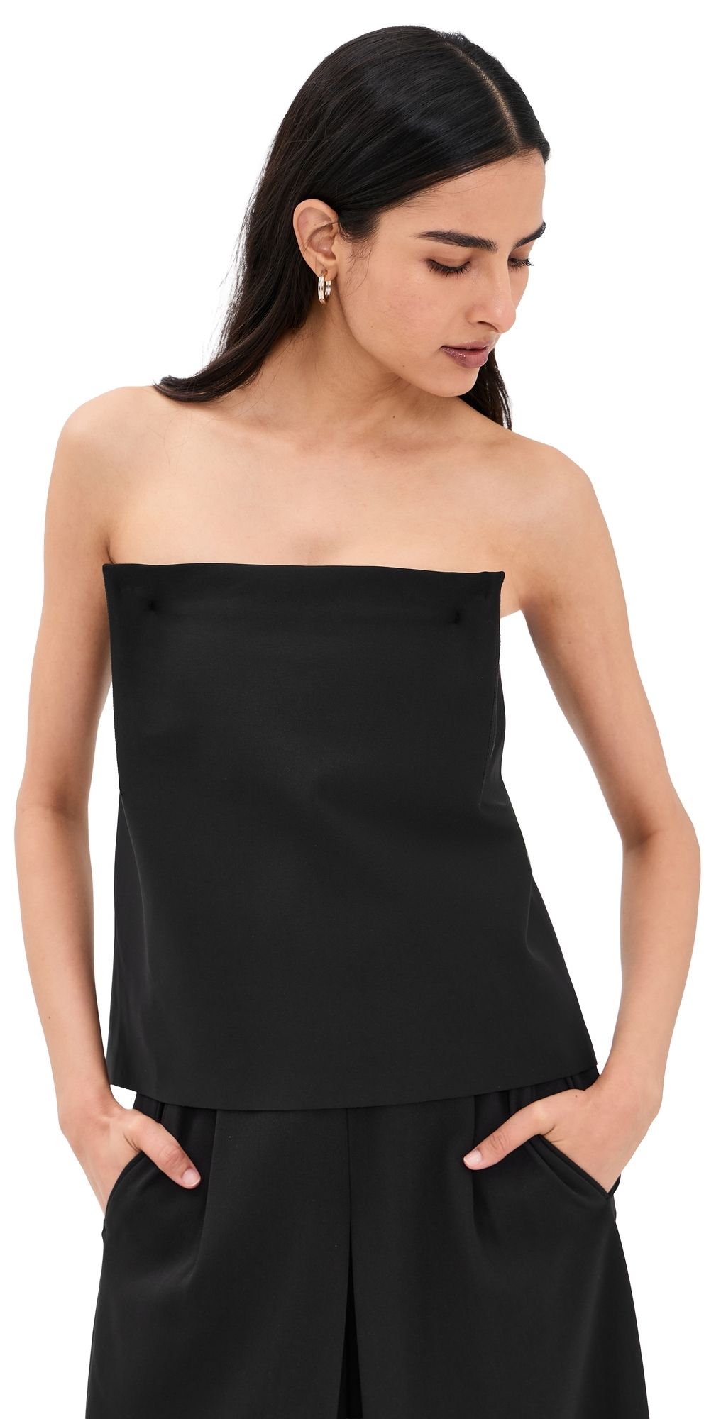 House of Dagmar Square Tube Top Black 32