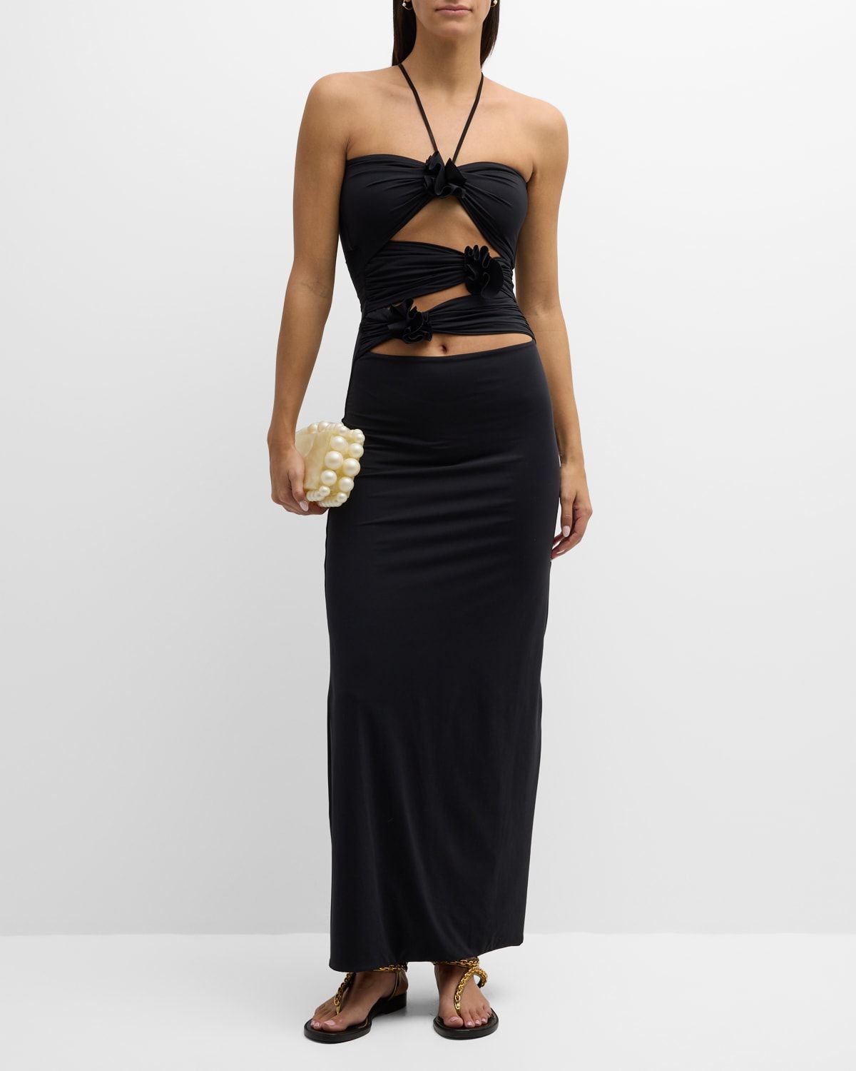 Veranera Cutout Halter Maxi Dress