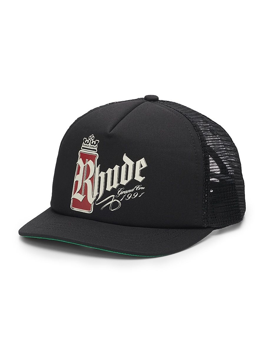 Men's Fumar 91 Trucker Hat - Black White Red