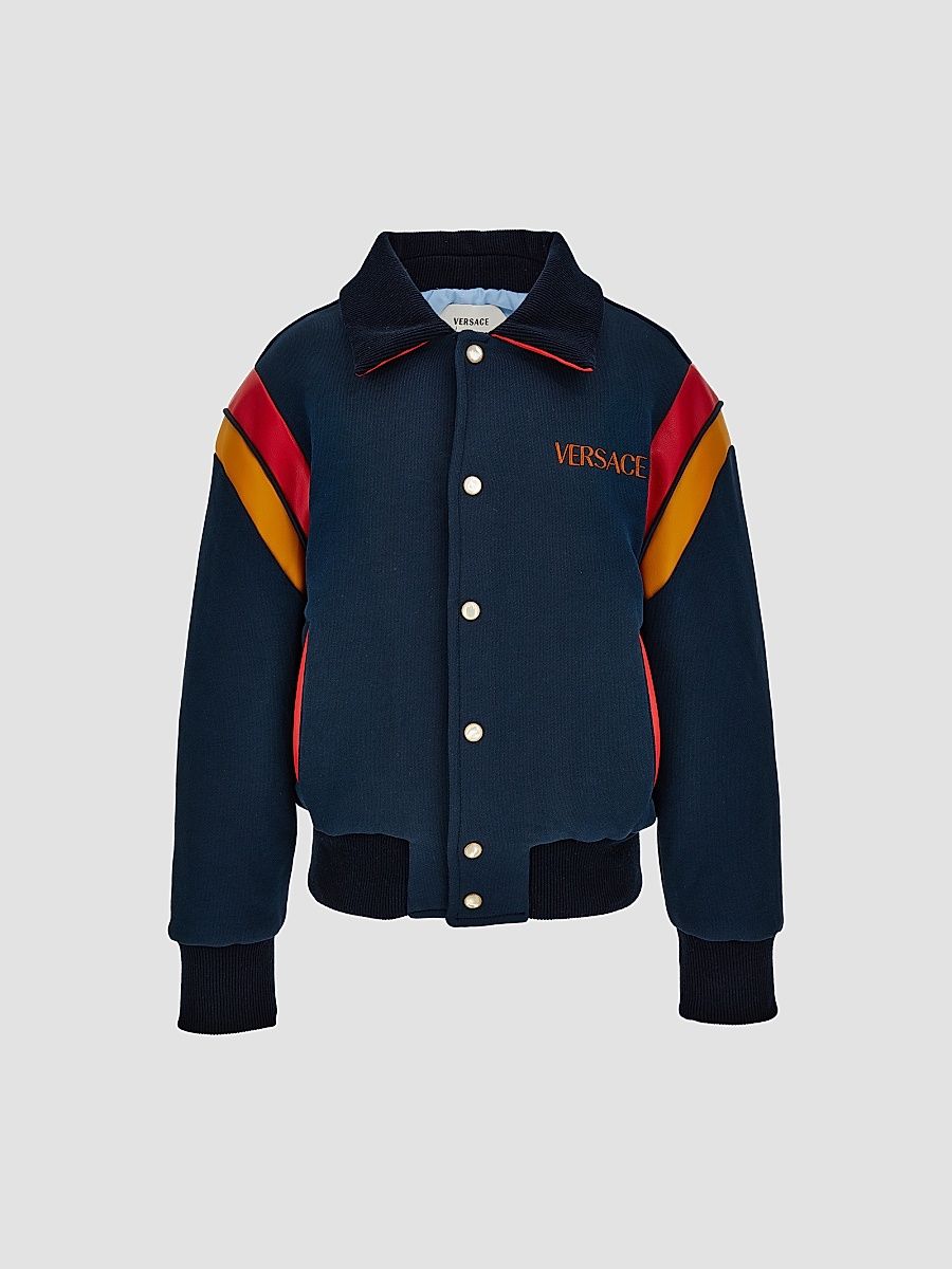 Little Kid's & Kid's Blouson Fleece Jacket - Dark Navy - Size 8
