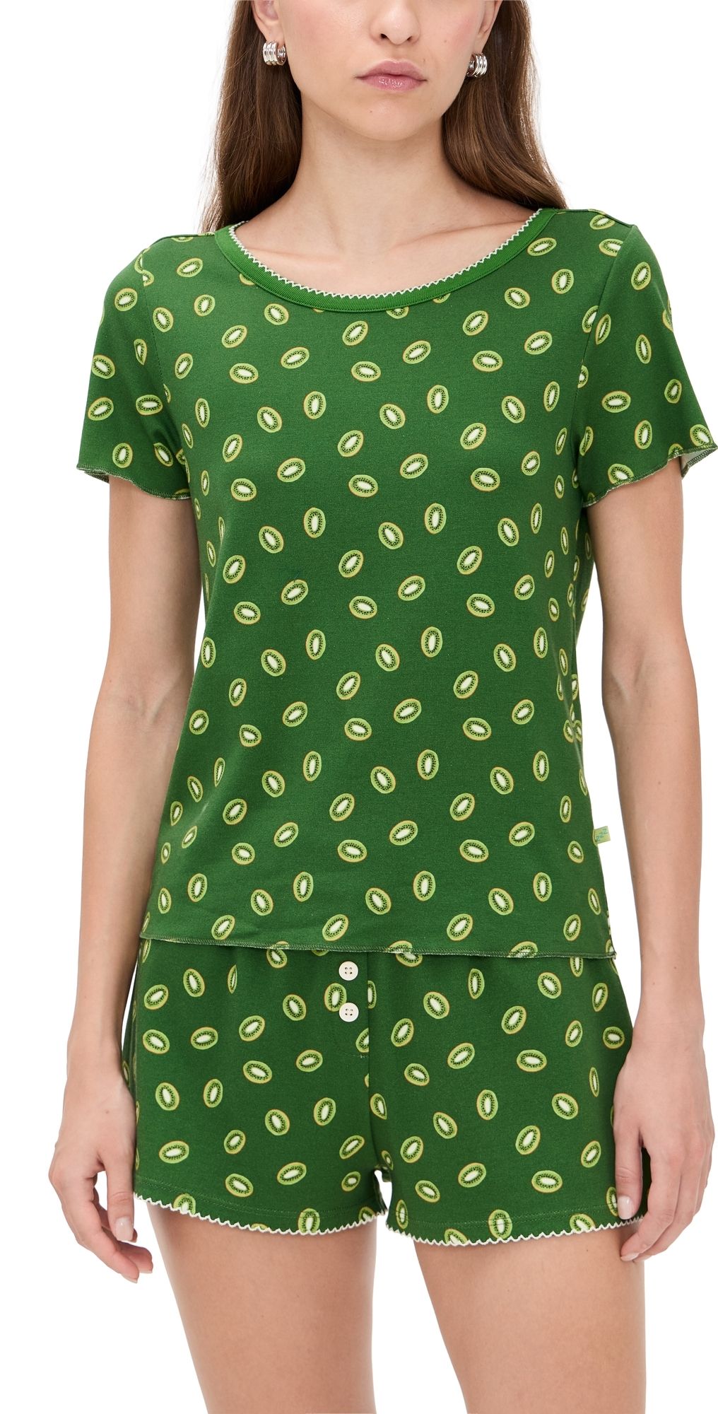 Cozyland by Morgan Lane Suzie Pajama Set Kiwi P