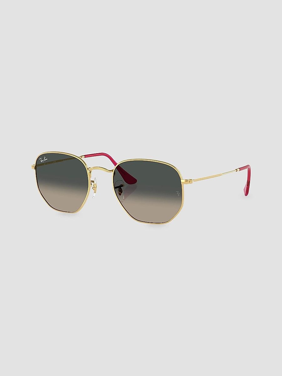 Ray-Ban Women's RB3694 55MM Geometric Sunglasses - Gradient Dark Grey Gold
