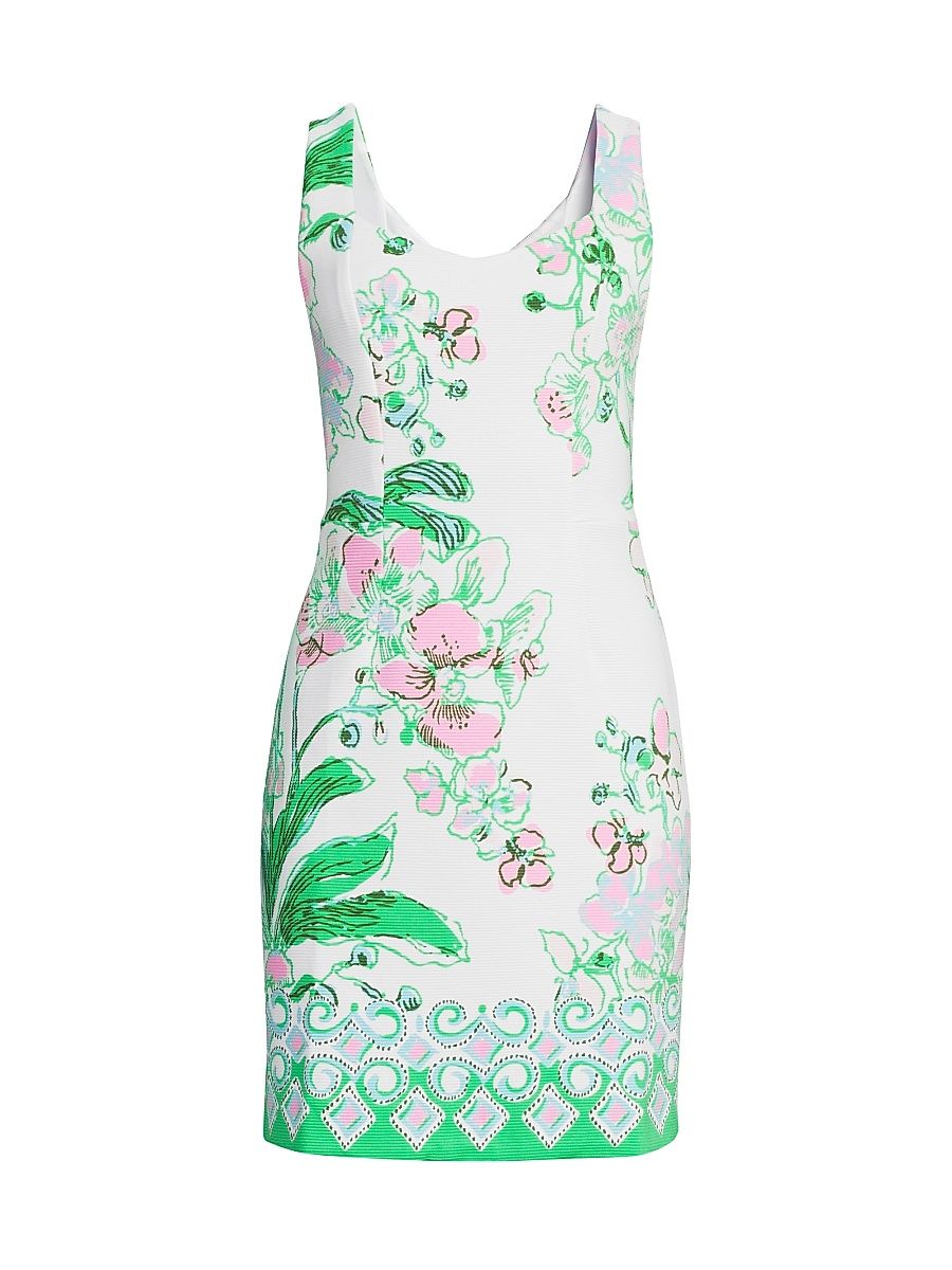 Women's Del Rey Orchids on the Avenue Shift Dress - Size Large