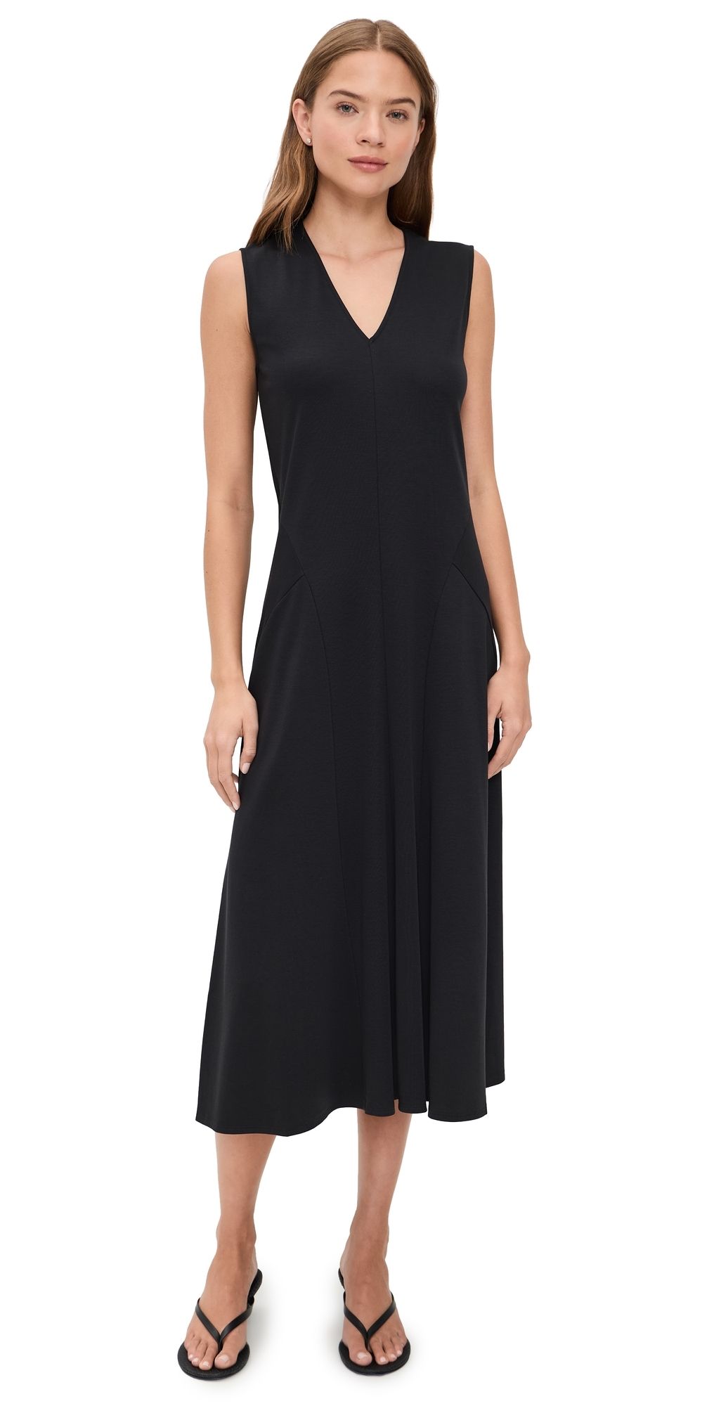 Theory Easy Curve Dress Black P