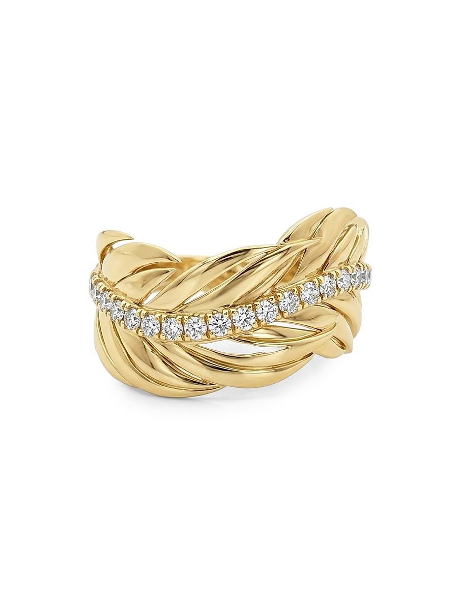 Women's Bahia 18K Yellow Gold & 0.40 TCW Diamond Ring - Yellow Gold - Size 7