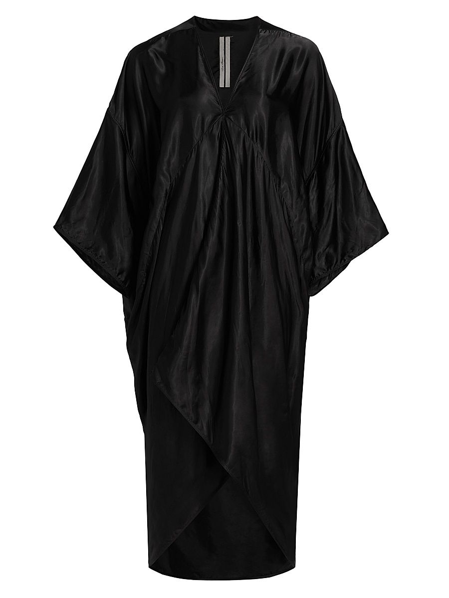 Women's Tommykite Satin Tunic - Black - Size 8
