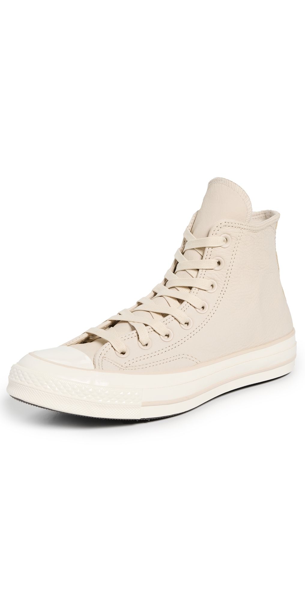 Converse Chuck 70 Nubuck Leather Sneakers LIGHT DUNE/EGRET/EGRET M 8.5/ W 10.5