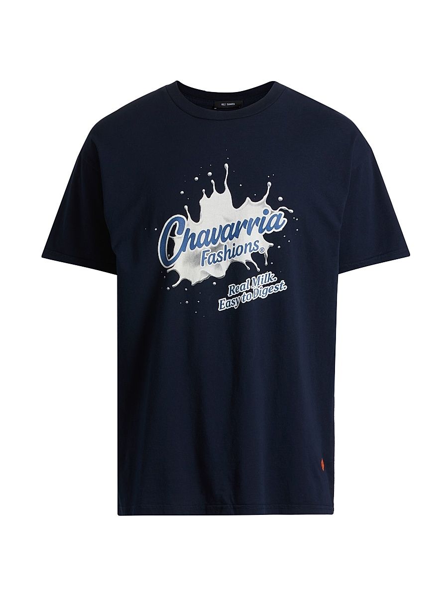 Men's Willy Leche Easy T-Shirt - Peacoat - Size Small