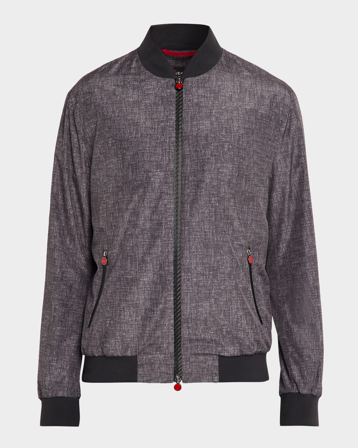 Men & apos;s Scratch-Print Full-Zip Blouson
