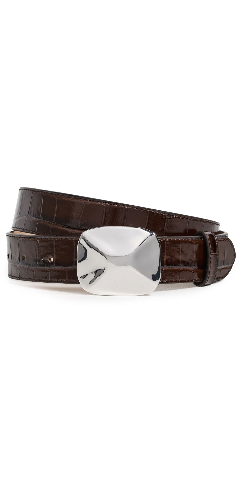 B-Low The Belt Isaac Belt Chocolate Silver M