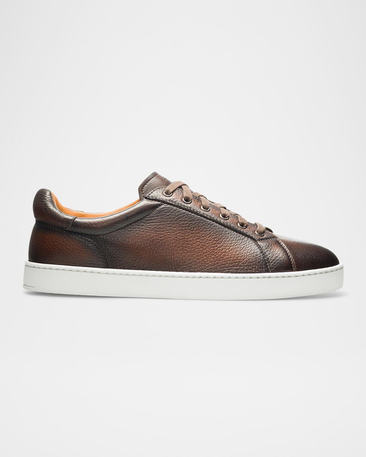 Men & apos;s Leve Soft Leather Low-Top Sneakers