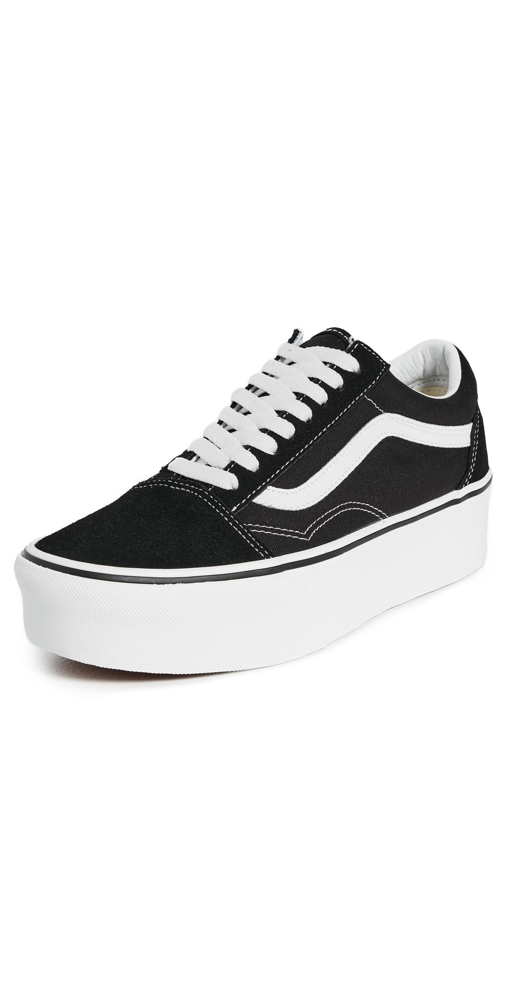 Vans UA Old Skool Stackforms Black/True White M 10.5/ W 12