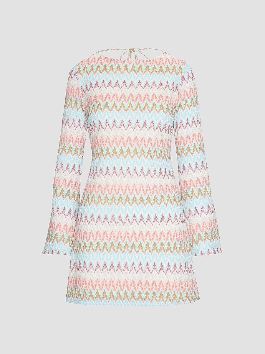 Women's The Nathalie Dress - White Multi - Size XXS