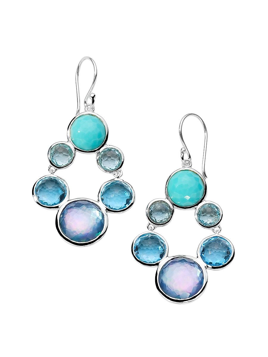 Women's Lollipop Lollitini Sterling Silver & Multi-Gemstone Chandelier Earrings - Waterfall