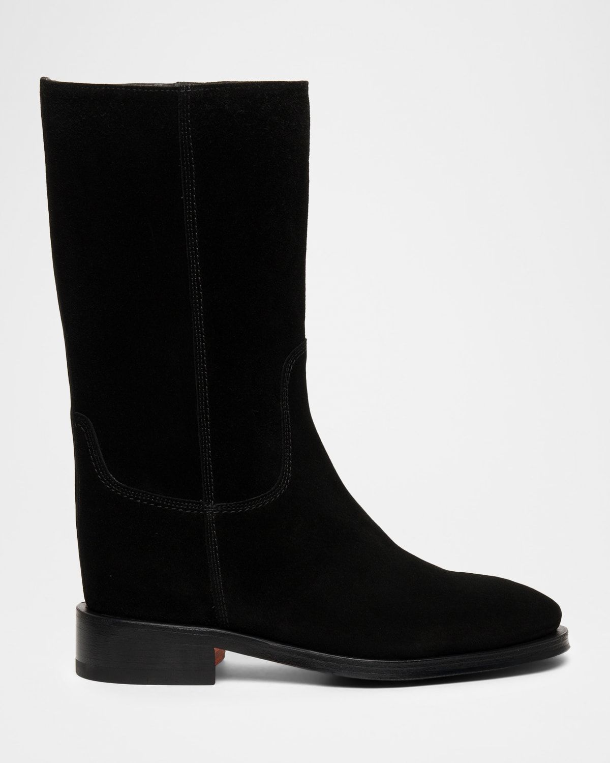 Fleeces Suede Tall Ranch Boots
