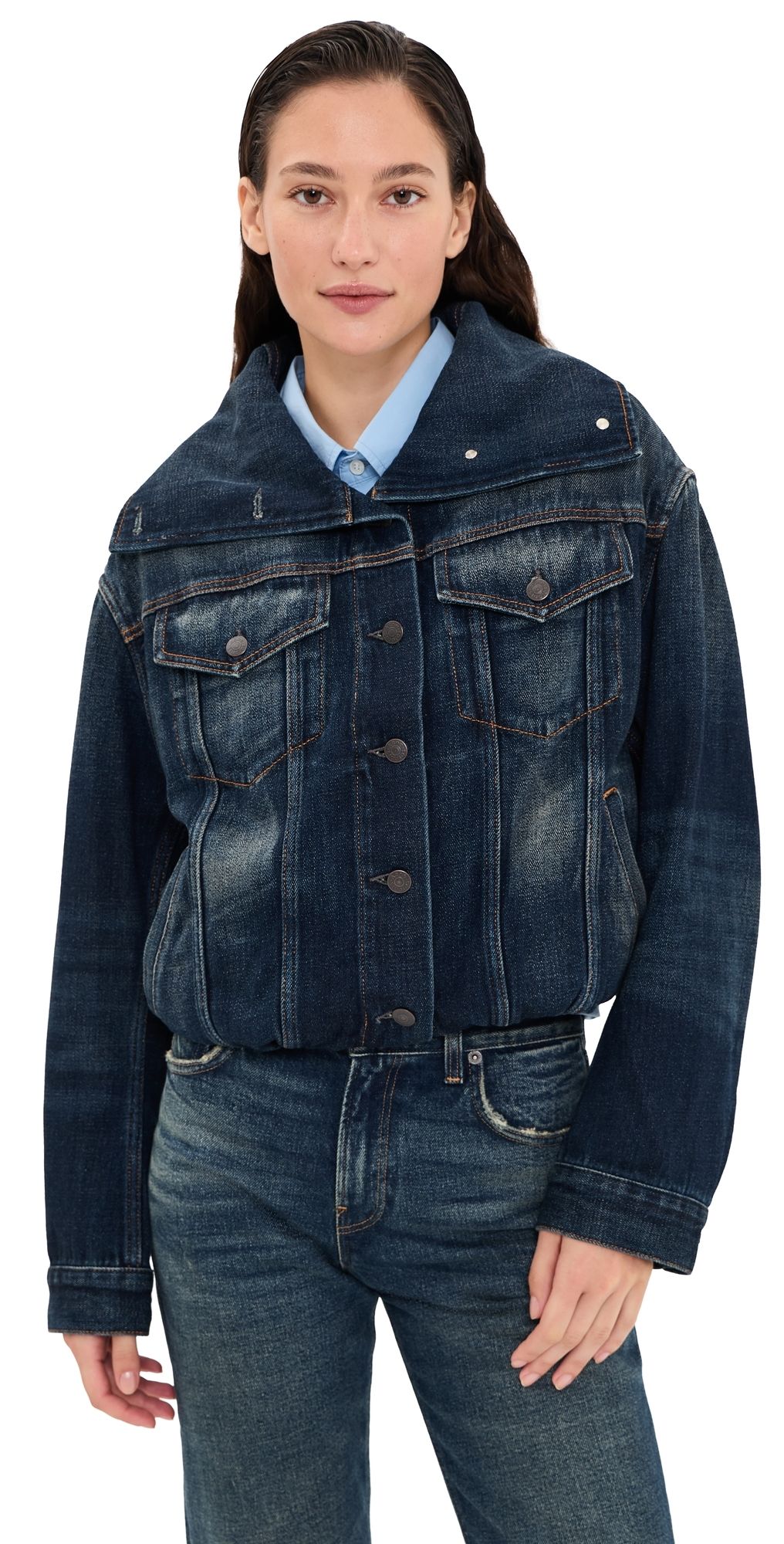 Acne Studios Denim Jacket Dark Blue 42