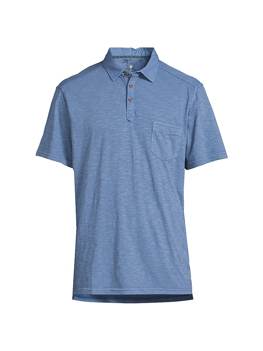 Men's Condesa Canyon Polo Shirt - Dockside Blue - Size Large