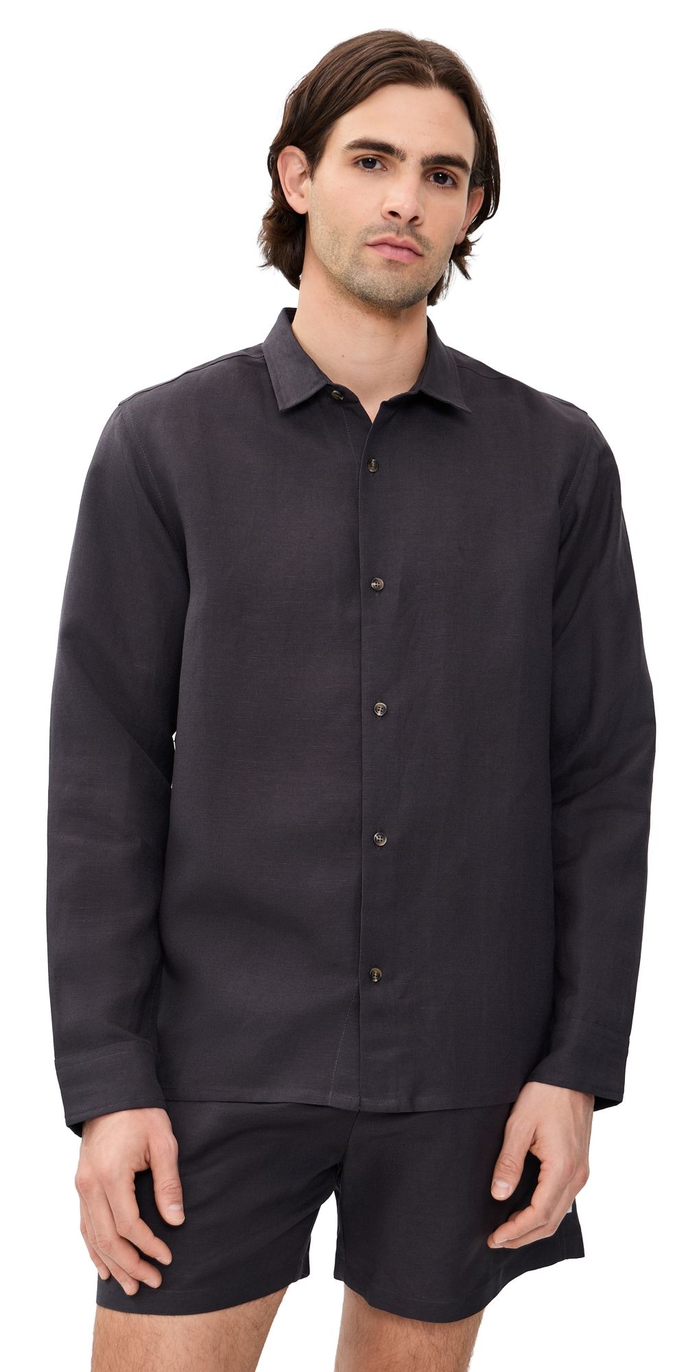 AUTO-REPLY Andrew Linen Shirt Granite M