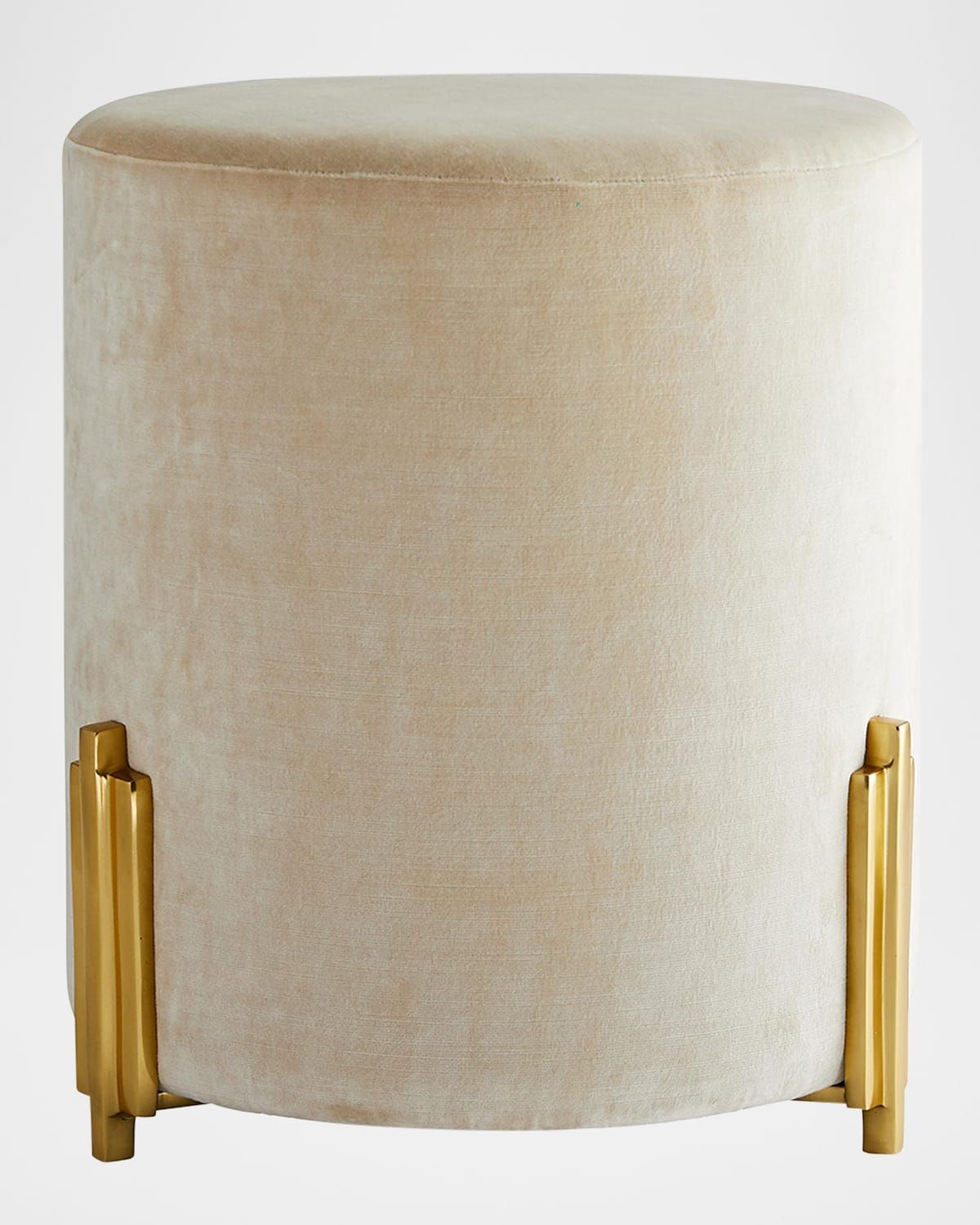 Warby Velvet Ottoman