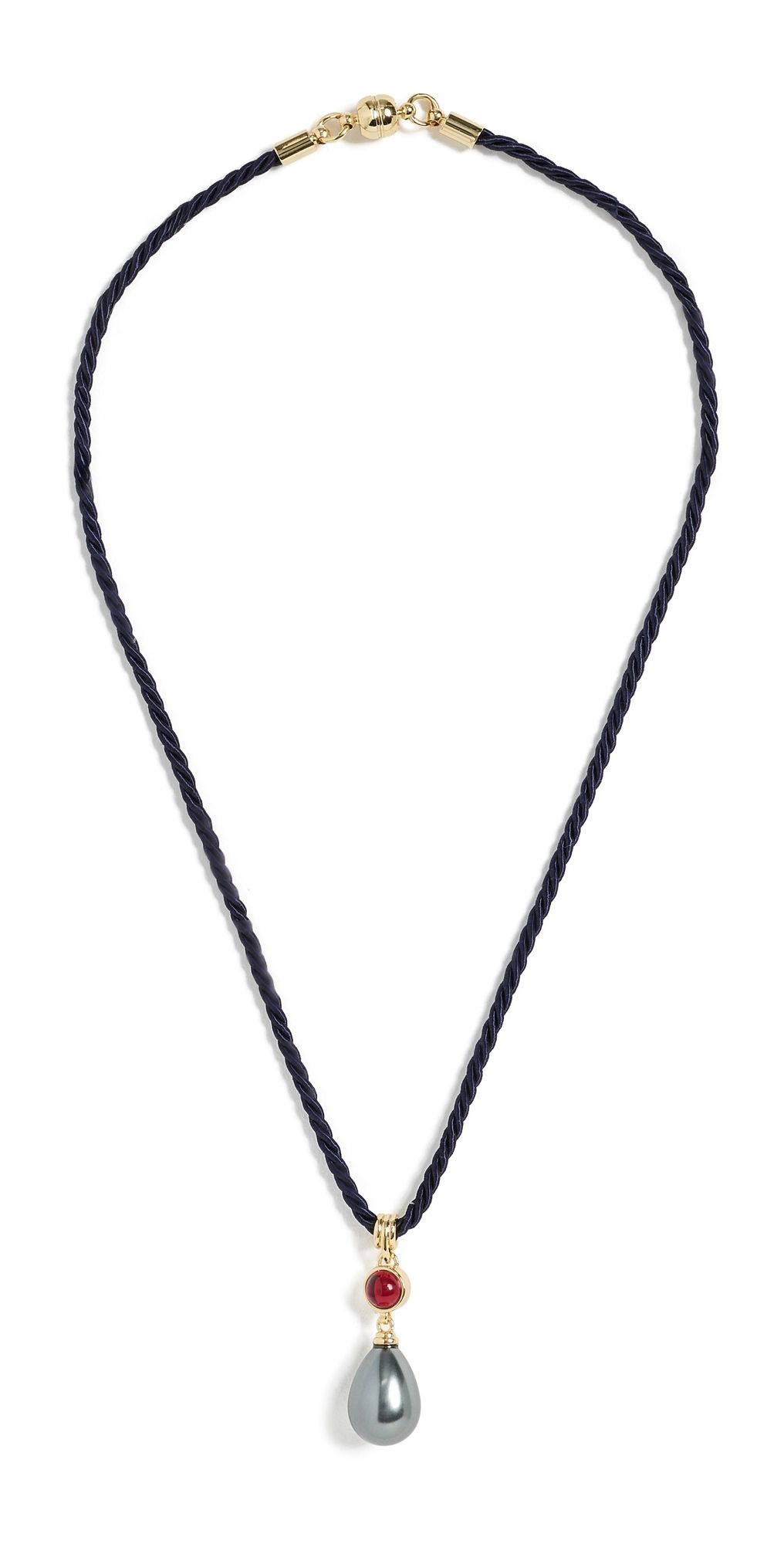 Luv Aj The Theodora Tahitian Pearl Necklace Gold One Size