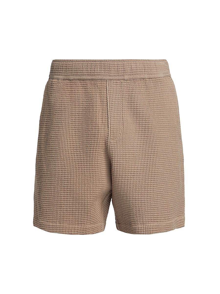 Men's Chalmers Waffle-Knit Sweat Shorts - Smoked Oak - Size Large