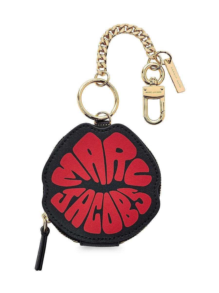 Women's The Marc Lips Pouch Bag Charm - Black