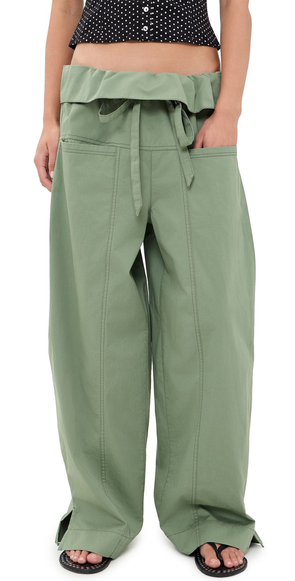 Free People Fisherman Pants Mistletoe XS/S