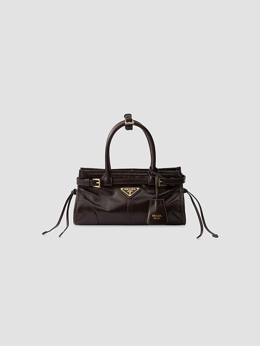 Women's Bonnie Leather Top Handle Bag - Brown