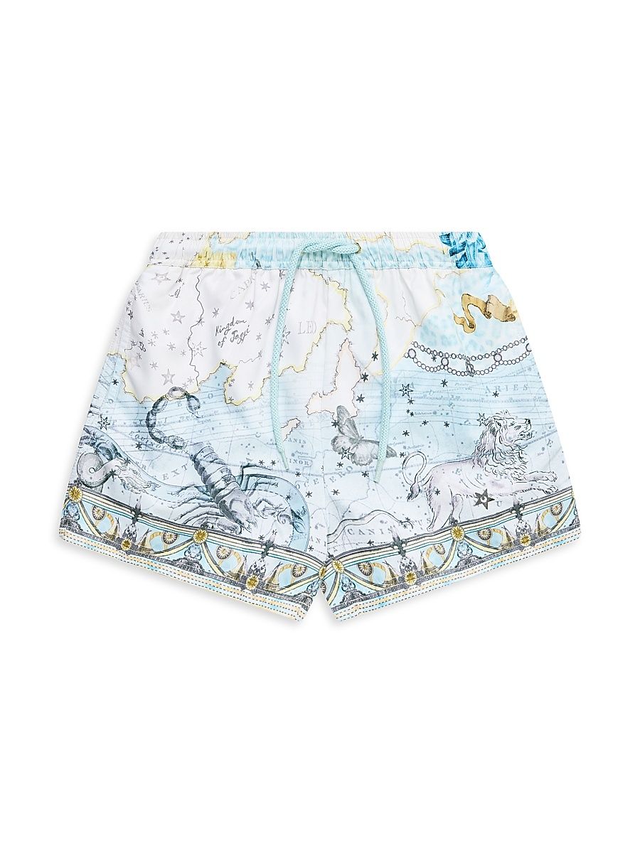 Little Boy' & Boy's Boardshort 4-10 - My Lucky Stars - Size 10