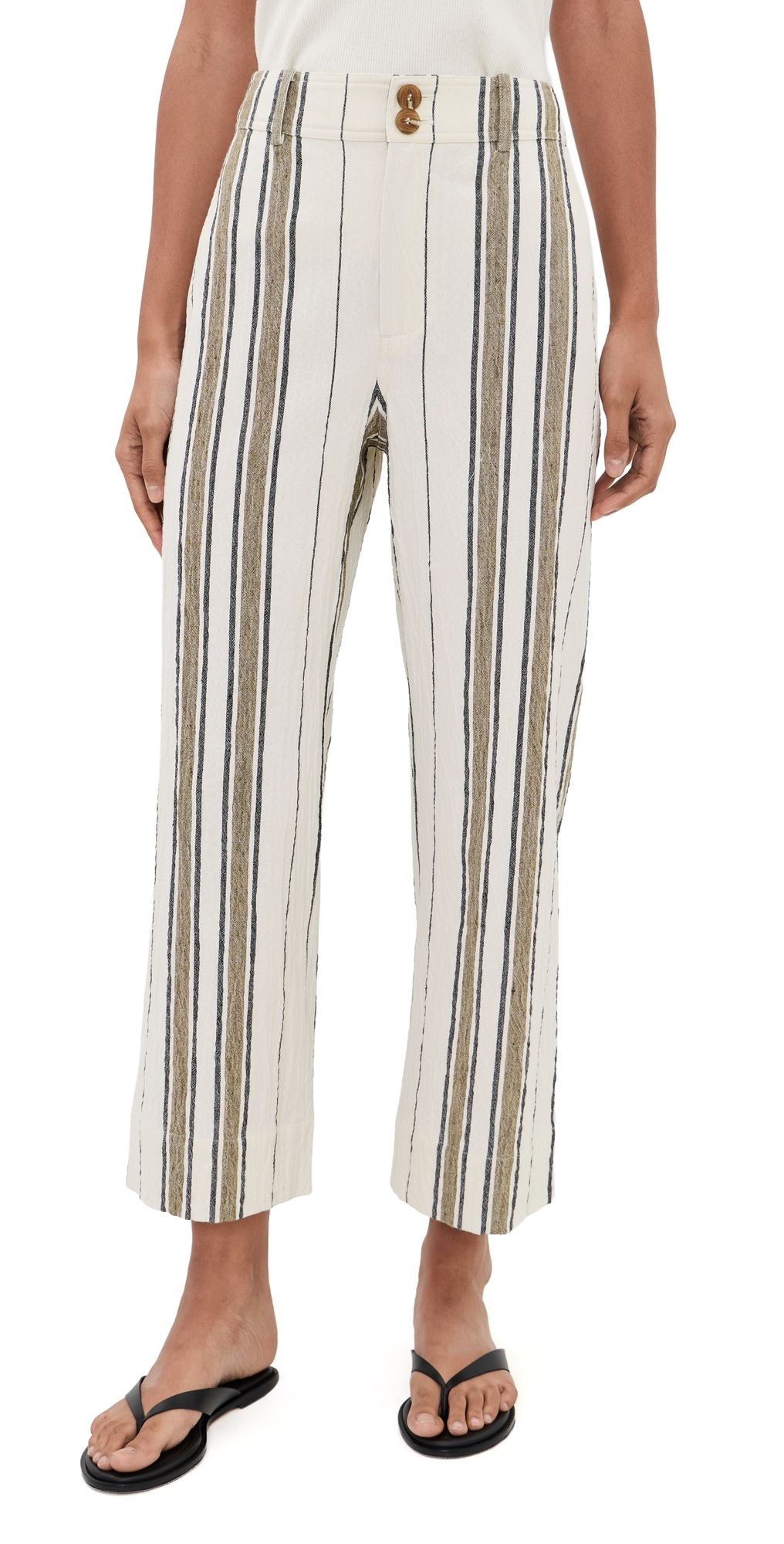 Apiece Apart Stripe Merida Pants Affogato Stripe 2