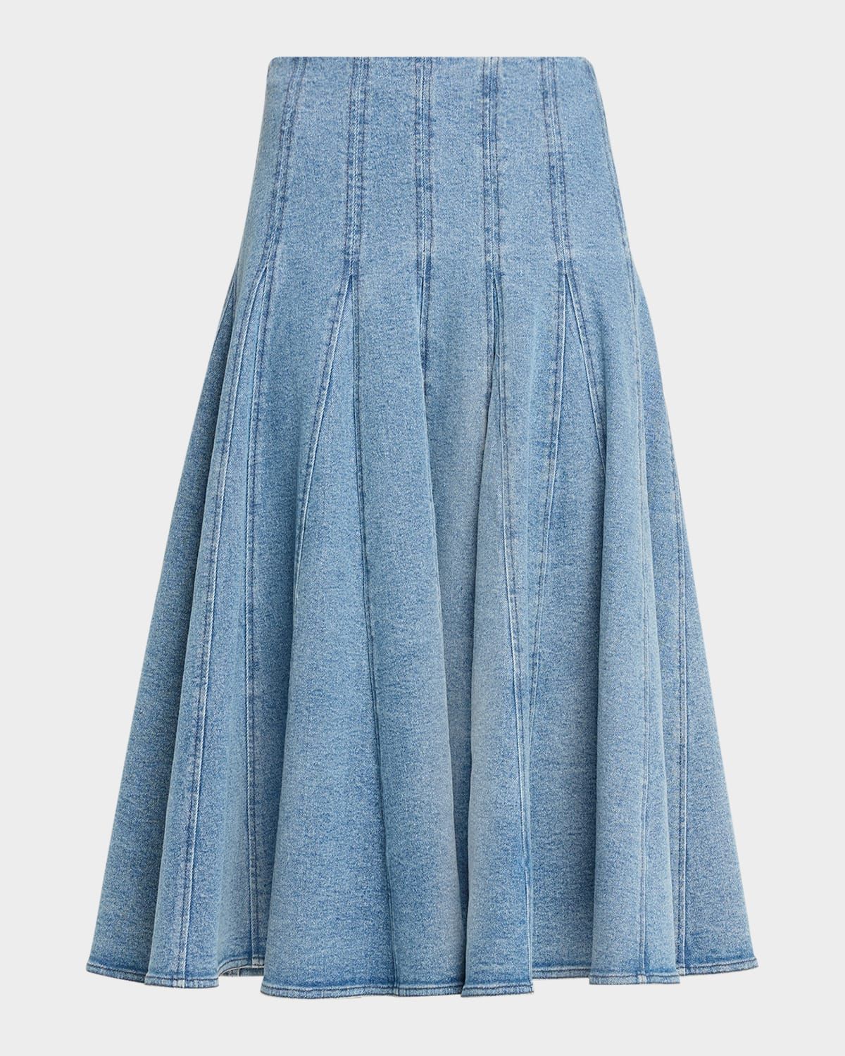 Taylan Denim Midi Skirt