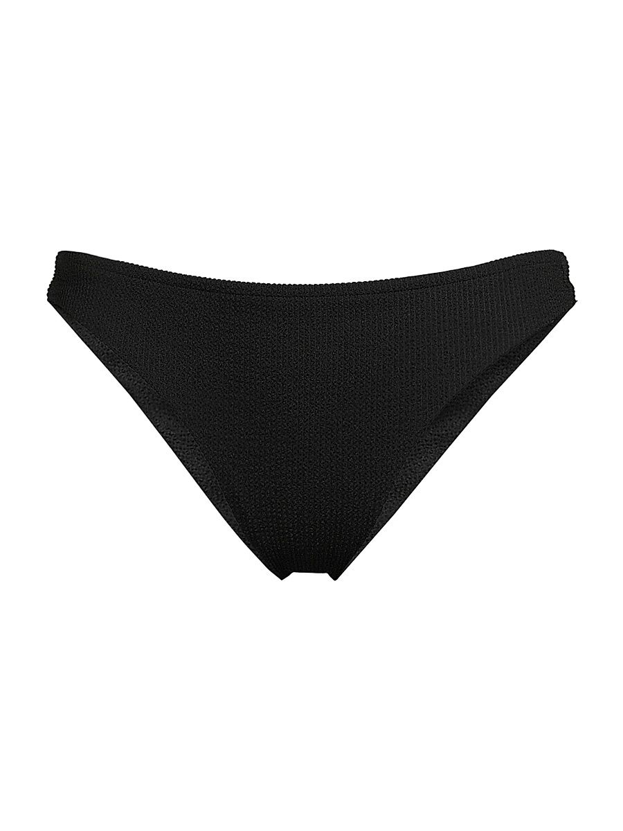 Women's Merian Knit Bikini Bottom - Black - Size XL