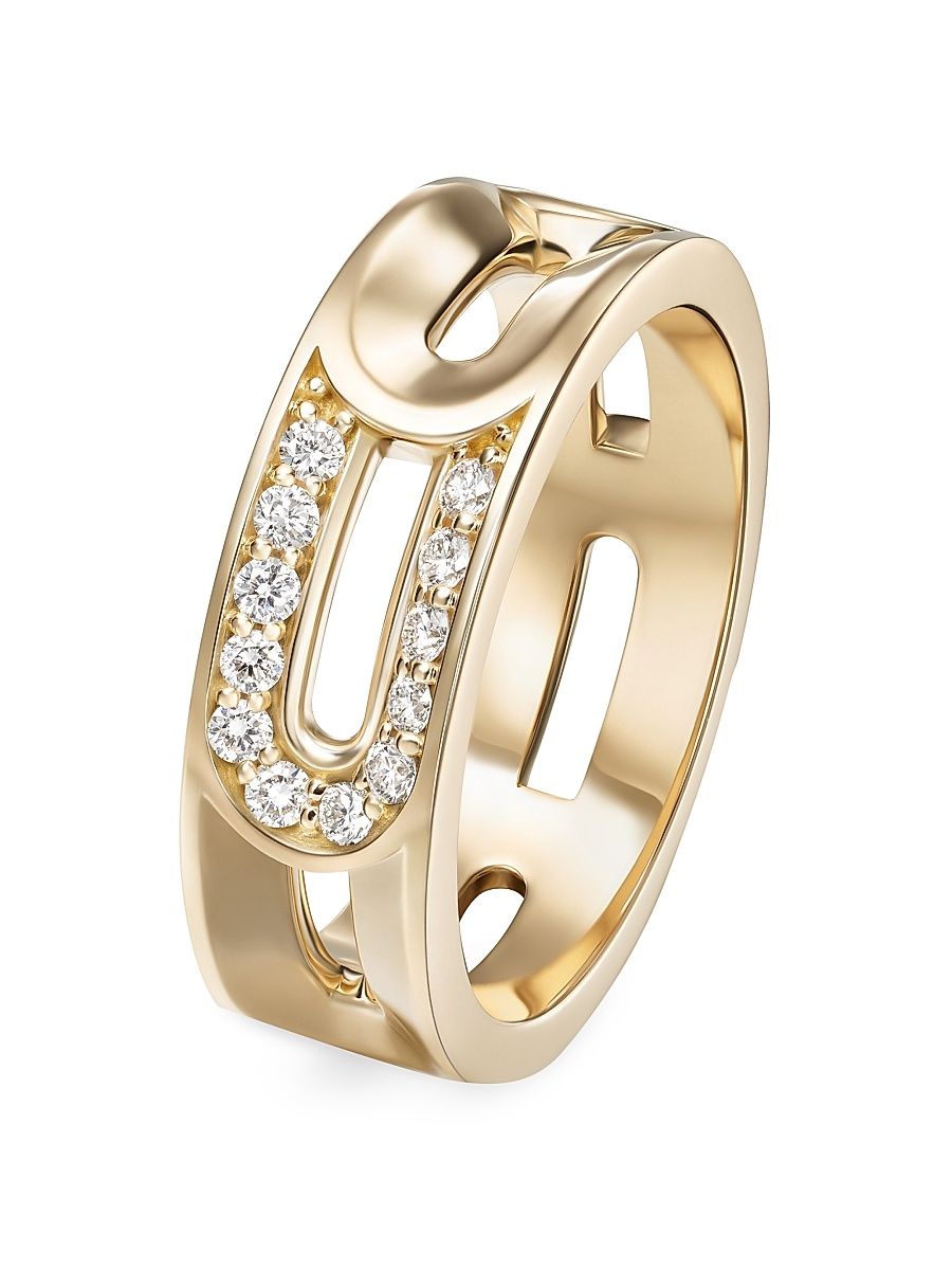 Women's Kira 18K Yellow Gold & 0.51 TCW Diamond Ring - Yellow Gold - Size 7