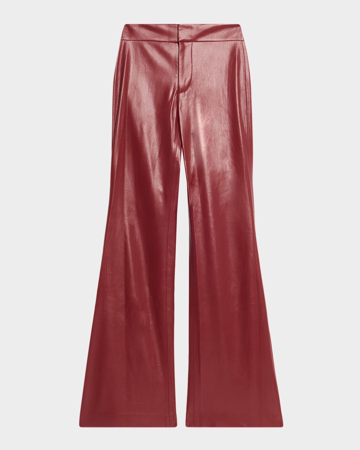 Andrew Vegan Leather Bootcut Pants