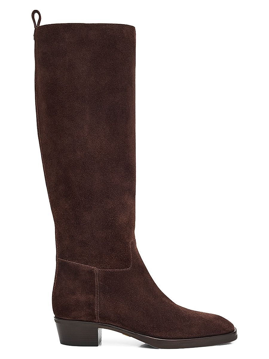 Women's Mave 45MM Suede Knee-High Boots - Chocolate - Size 7