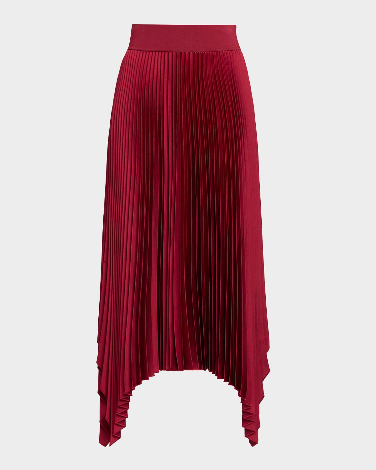 Ade Plisse Handkerchief Midi Skirt