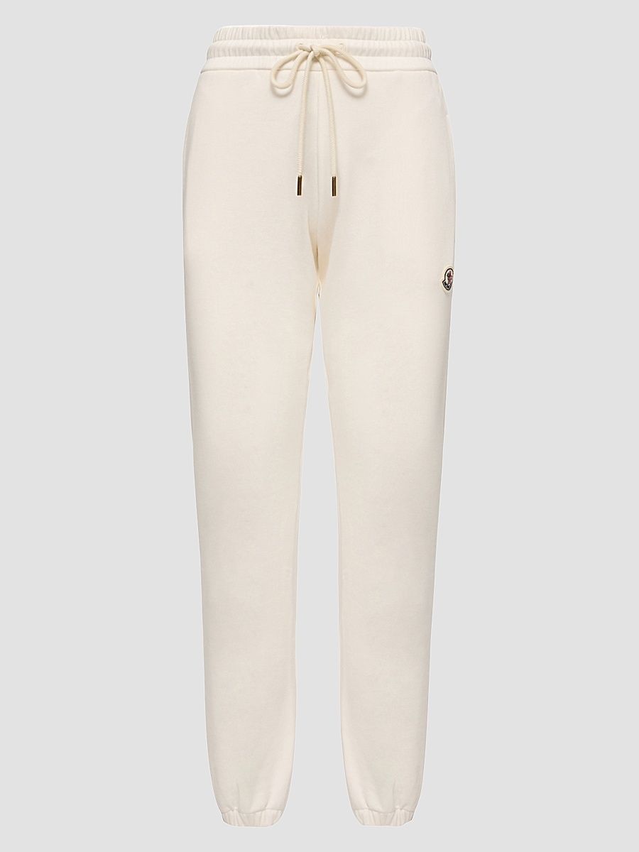 Women's Sweatpants in Cotton Blend Fleece - White - Size XL