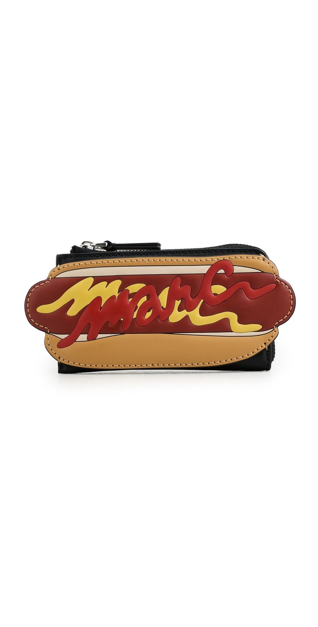 Marc Jacobs The Top Zip Wallet Black multi One Size