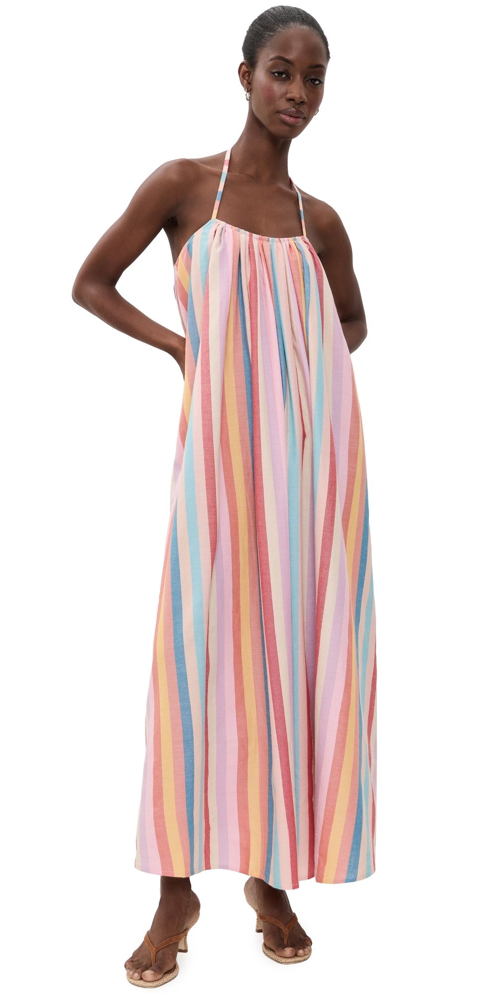 MARRAKSHI LIFE The Slip Maxi Dress Stripe 92 XS