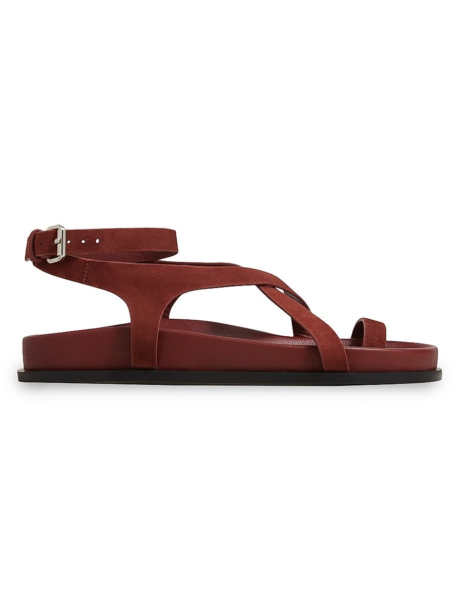 Women's Jalen Slim Suede Sandals - Brick Suede - Size 10
