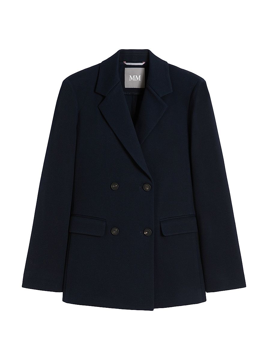 Women's Piqué Jersey Blazer - Ultramarine - Size XL