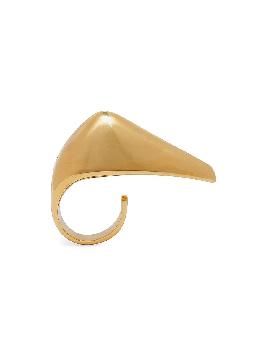 Women's Goldtone Claw Ring - Gold - Size 6.5
