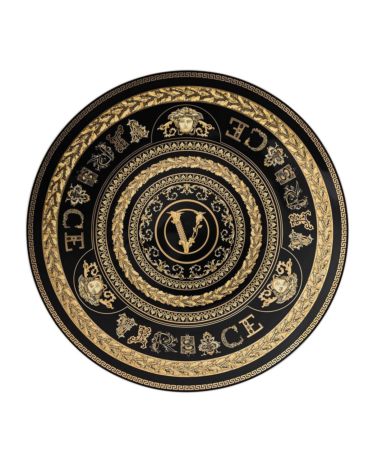 Virtus Gala Black Service Plate