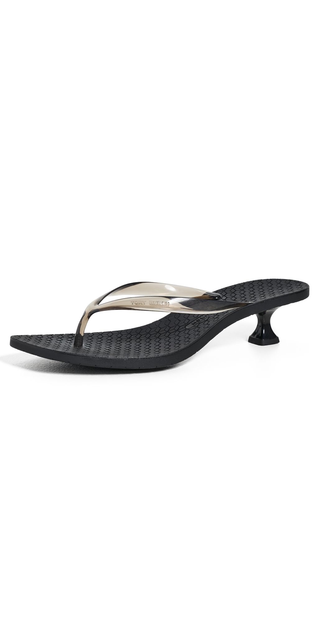 Tory Burch Jelly Heel Sandals Black / Black 11