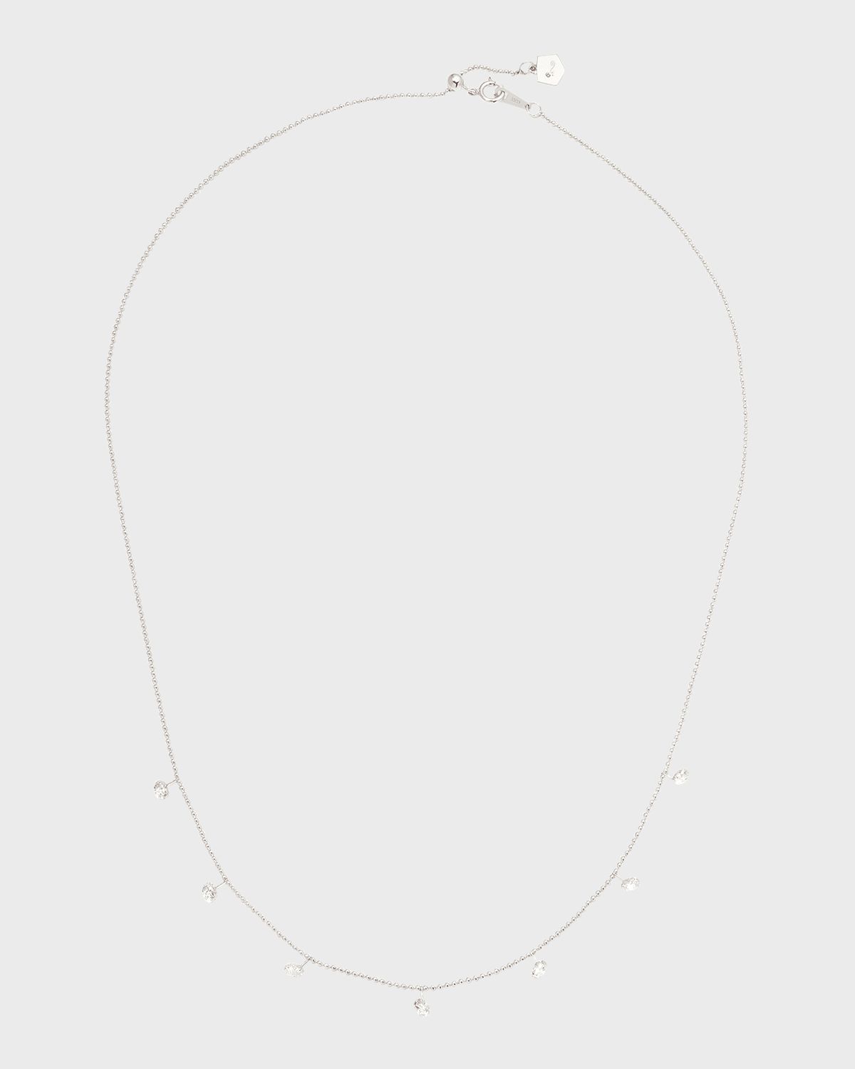 Small Floating Diamond Necklace