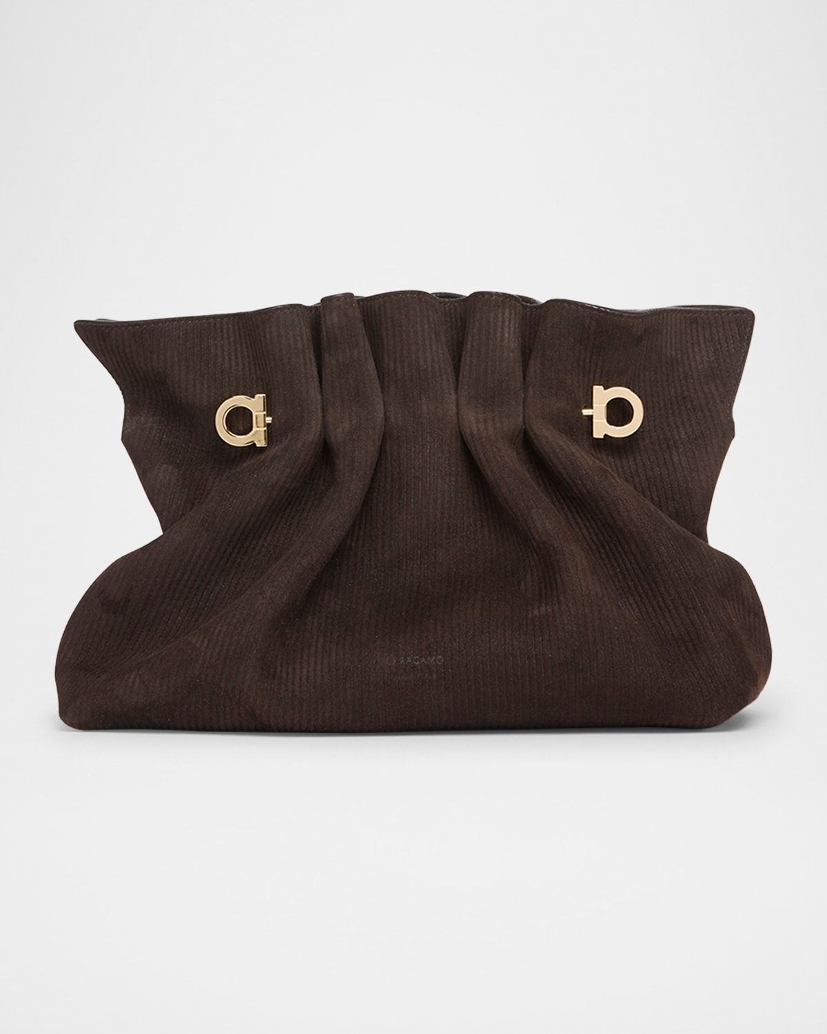 Piercing Suede Corduroy Shoulder Bag