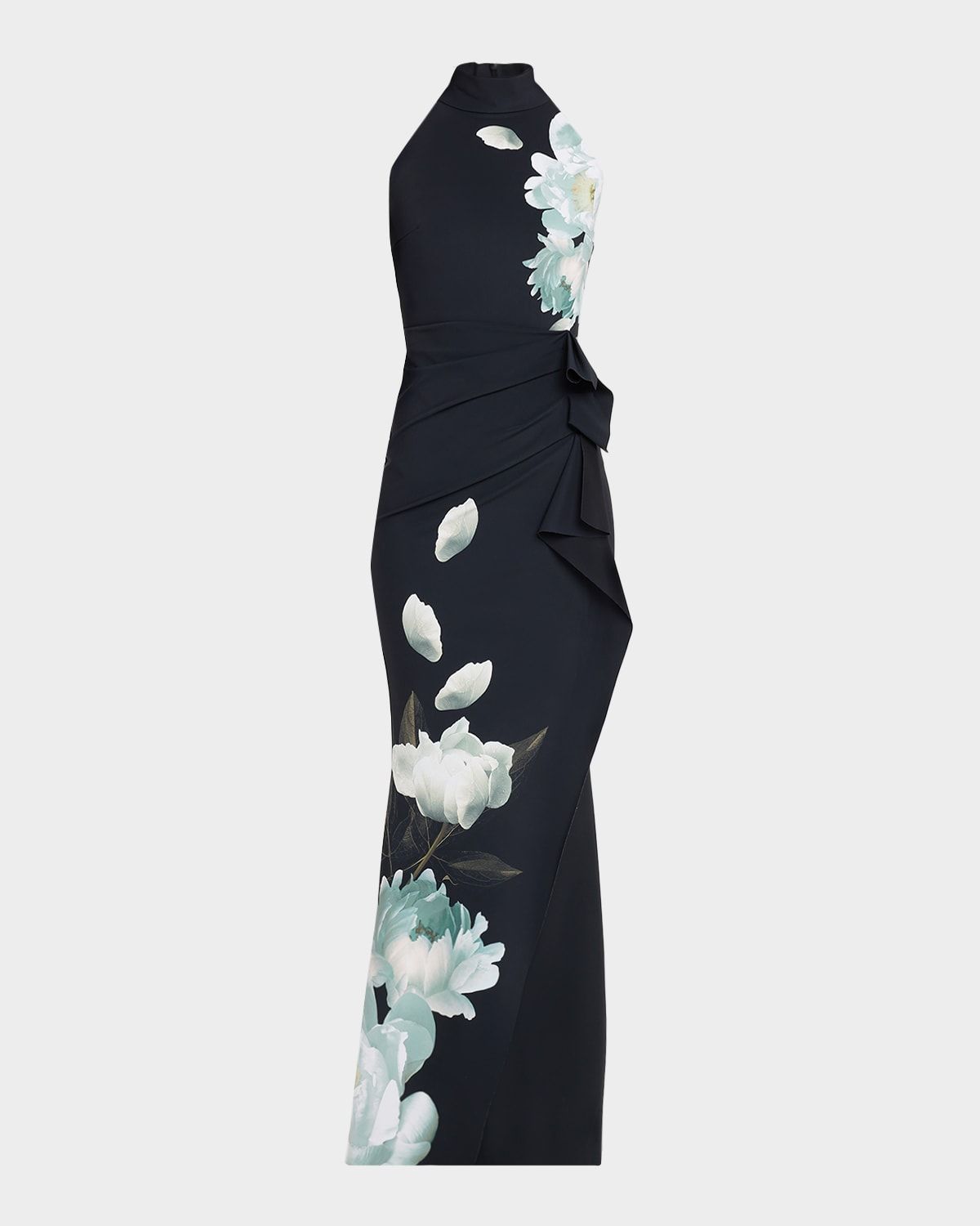 Gudrum Floral-Print Jersey Mermaid Gown